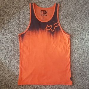 Fox Premium Brand Orange Tank top